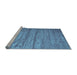 Sideview of Machine Washable Abstract Light Blue Contemporary Rug, wshcon412lblu