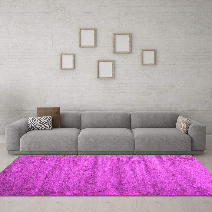Machine Washable Abstract Pink Contemporary Rug in a Living Room, wshcon412pnk