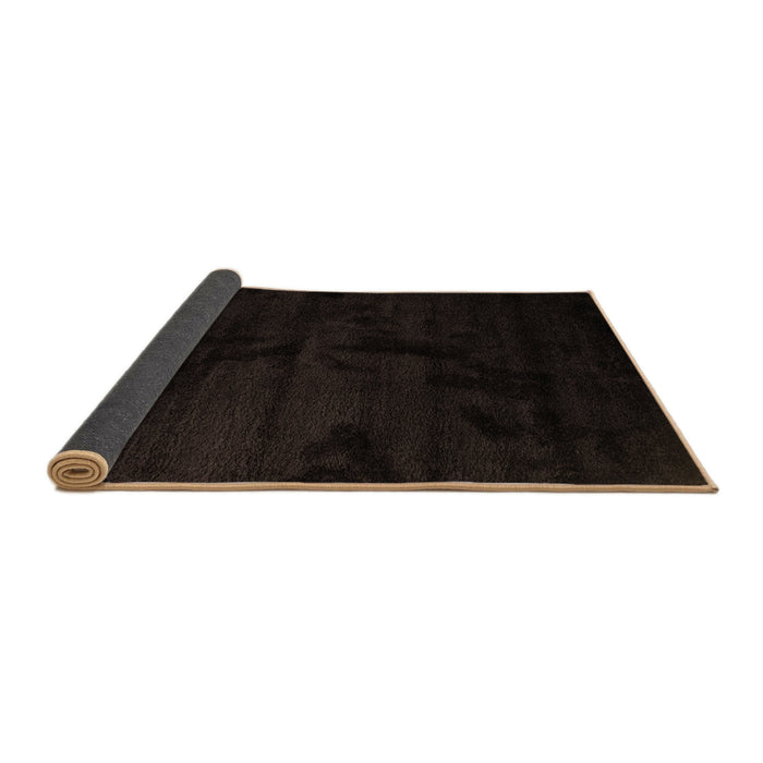 Sideview of Abstract Brown Contemporary Rug, con413brn