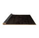 Sideview of Abstract Brown Contemporary Rug, con413brn