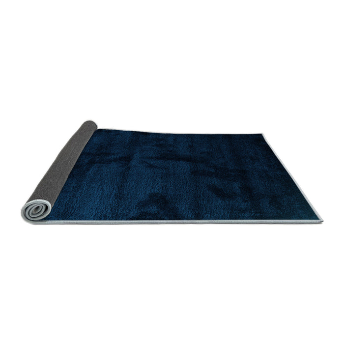 Sideview of Abstract Light Blue Contemporary Rug, con413lblu