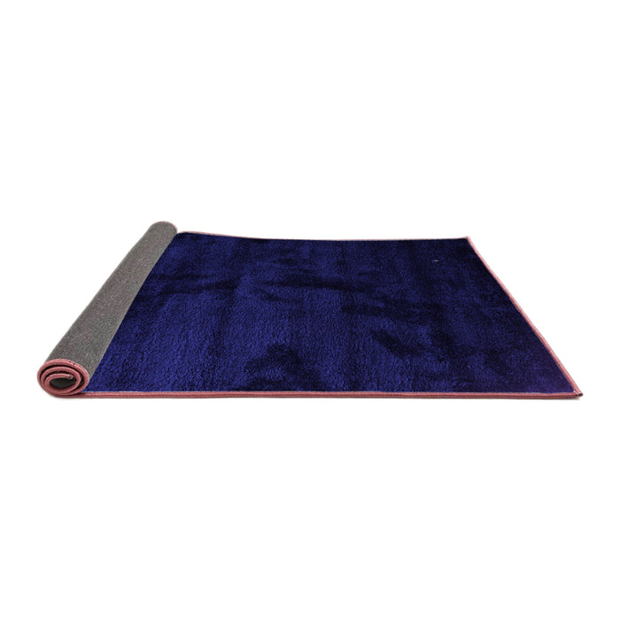 Sideview of Abstract Purple Contemporary Rug, con413pur