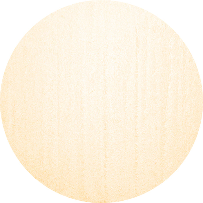 Round Machine Washable Solid Brown Modern Rug, wshcon414brn