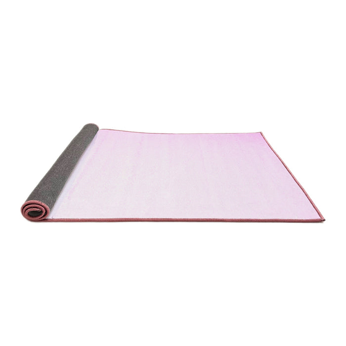 Sideview of Solid Pink Modern Rug, con414pnk