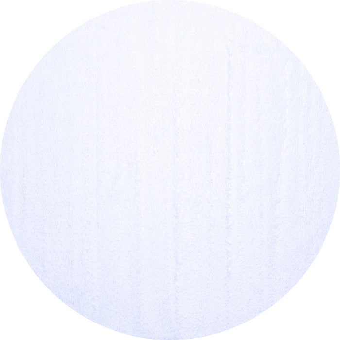 Round Machine Washable Solid Blue Modern Rug, wshcon414blu