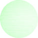 Round Machine Washable Solid Emerald Green Modern Area Rugs, wshcon414emgrn