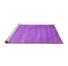 Sideview of Machine Washable Abstract Purple Contemporary Area Rugs, wshcon415pur