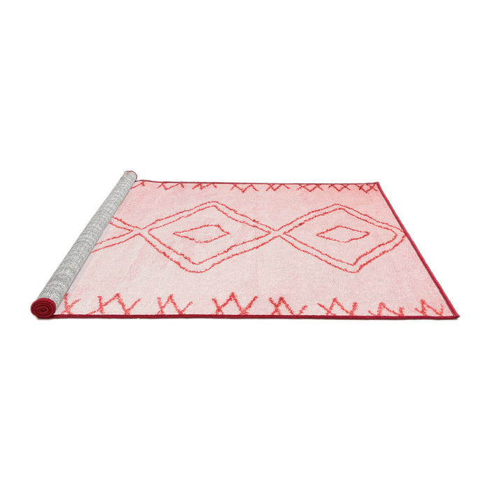 Modern Red Washable Rugs