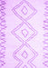 Solid Purple Modern Rug, con416pur