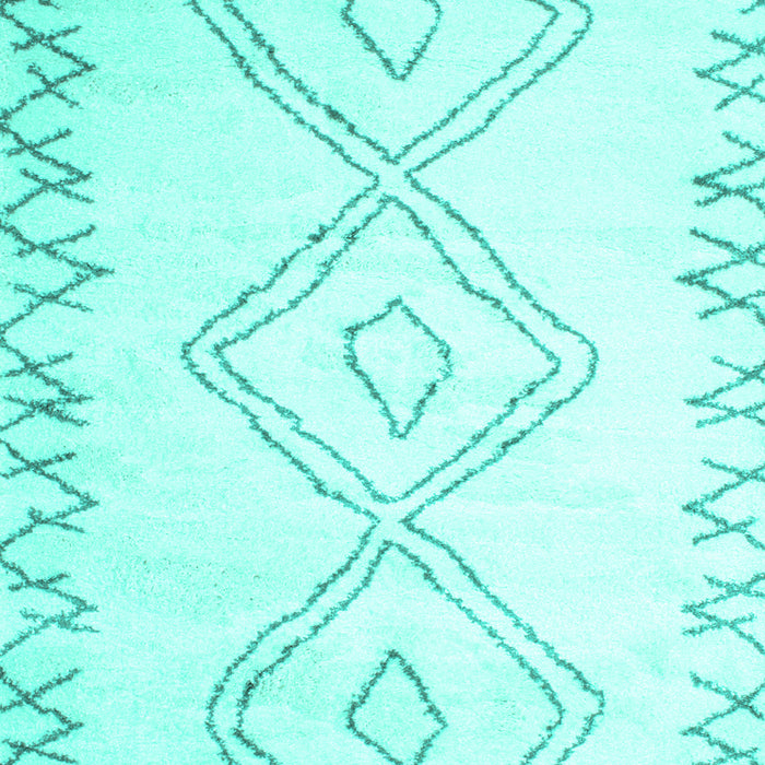 Solid Turquoise Modern Rug, con416turq