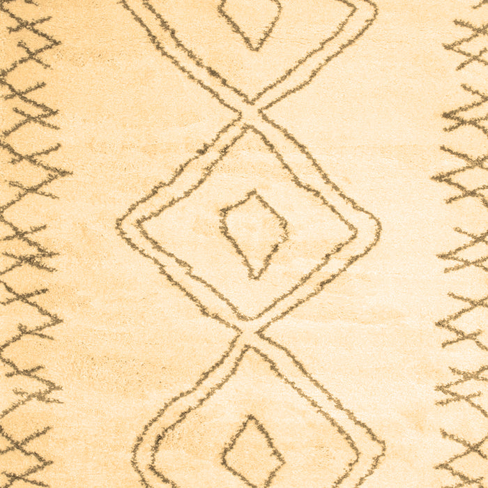 Solid Brown Modern Rug, con416brn