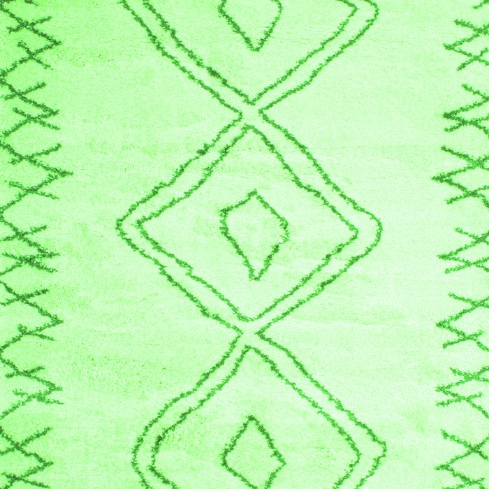 Solid Green Modern Rug, con416grn