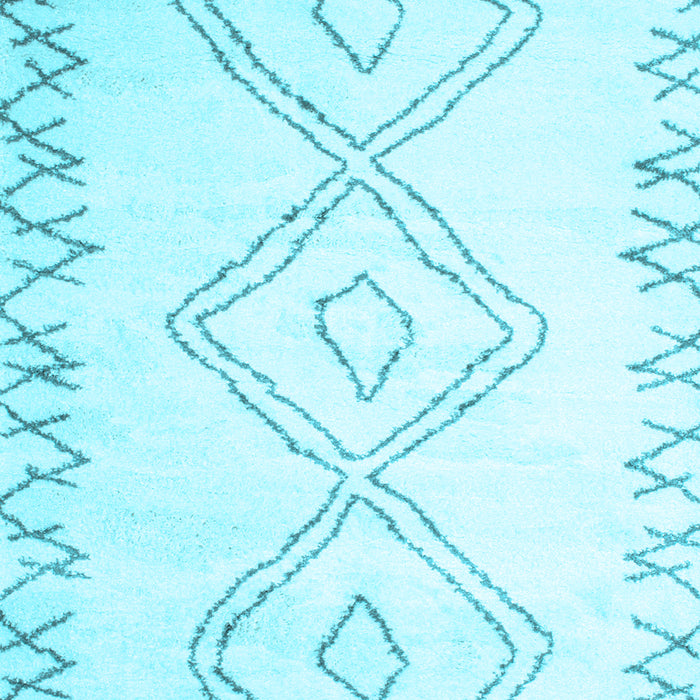 Solid Light Blue Modern Rug, con416lblu