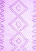 Machine Washable Solid Purple Modern Area Rugs, wshcon416pur