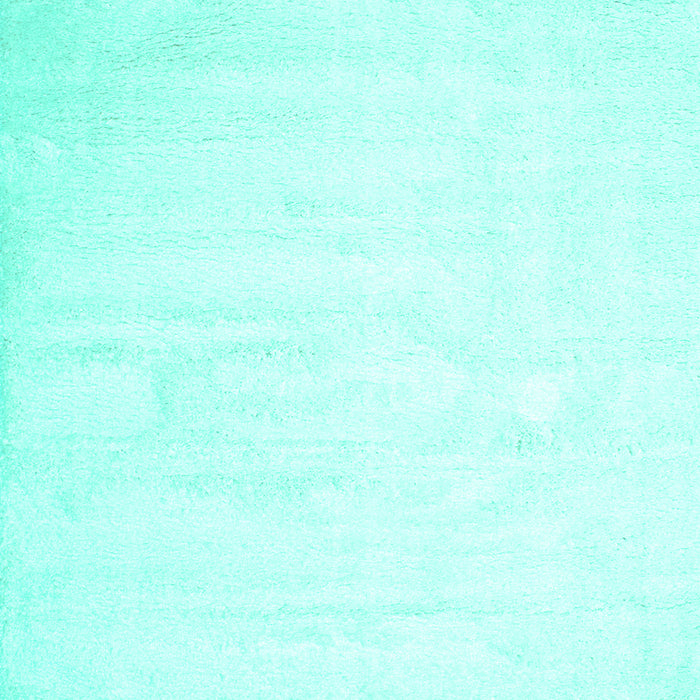Machine Washable Solid Turquoise Modern Area Rugs, wshcon417turq