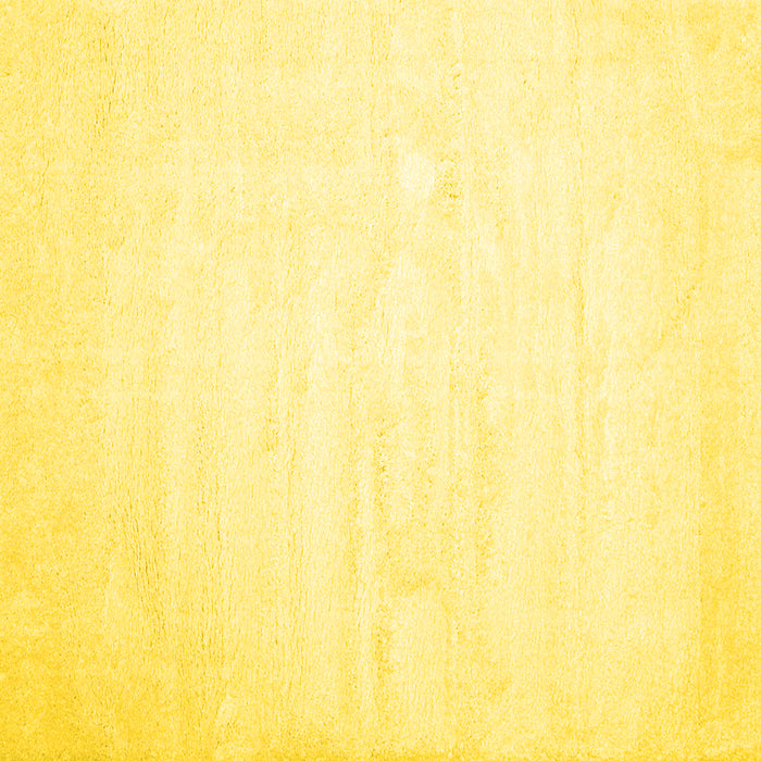 Square Solid Yellow Modern Rug, con417yw