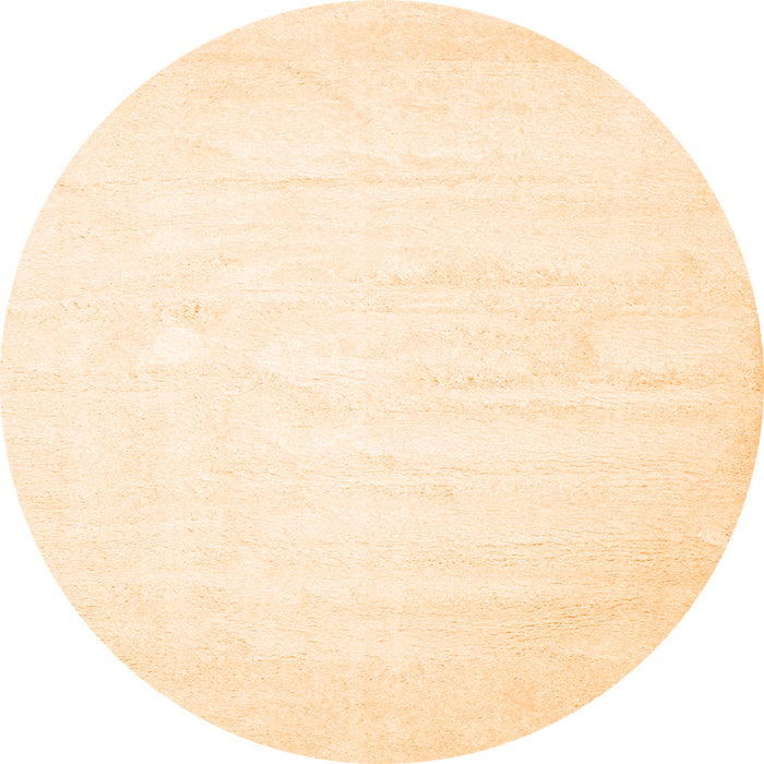 Square Solid Orange Modern Rug, con417org