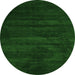 Machine Washable Abstract Green Contemporary Area Rugs, wshcon418grn