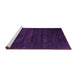 Sideview of Machine Washable Abstract Purple Contemporary Area Rugs, wshcon418pur