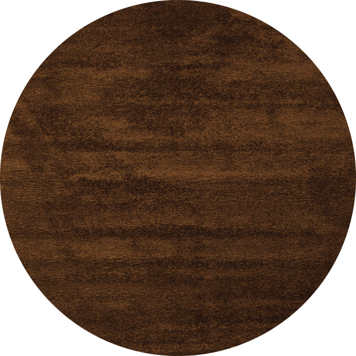 Square Abstract Orange Contemporary Rug, con418org