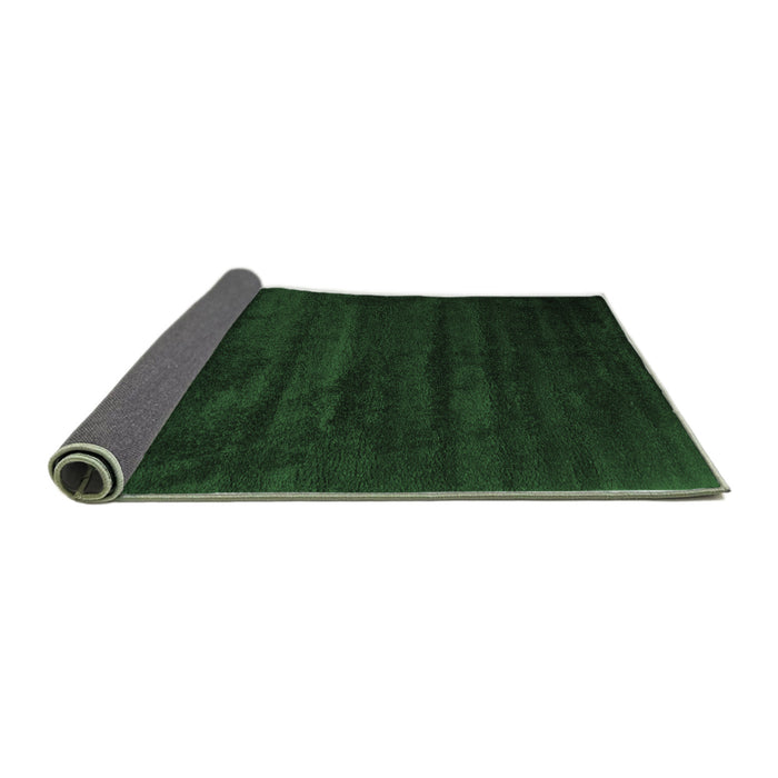 Sideview of Abstract Emerald Green Contemporary Rug, con418emgrn