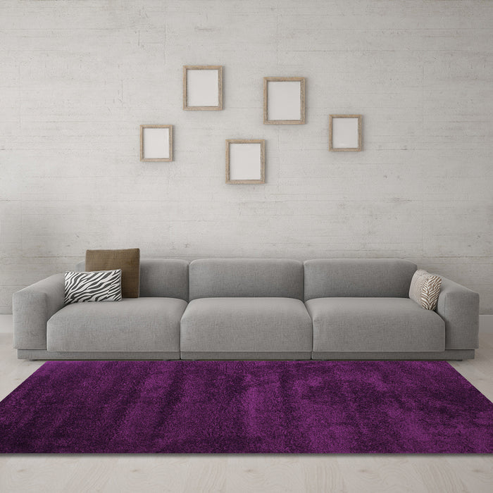 Machine Washable Abstract Pink Contemporary Rug in a Living Room, wshcon418pnk