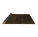 Sideview of Abstract Brown Contemporary Rug, con418brn