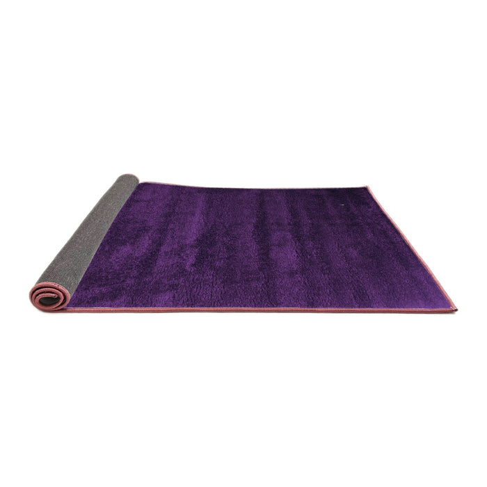 Sideview of Abstract Purple Contemporary Rug, con418pur
