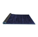 Sideview of Abstract Blue Contemporary Rug, con418blu