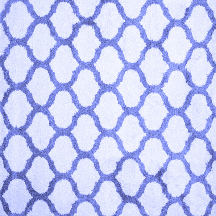 Square Machine Washable Terrilis Blue Contemporary Rug, wshcon419blu