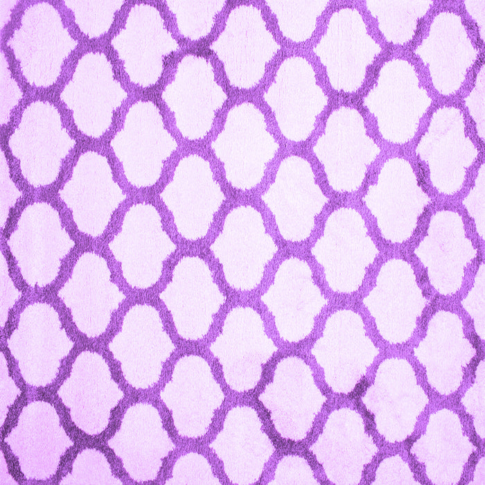 Square Machine Washable Terrilis Purple Contemporary Area Rugs, wshcon419pur