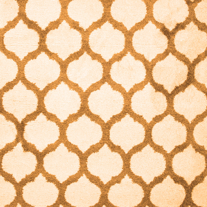 Terrilis Orange Contemporary Rug, con419org