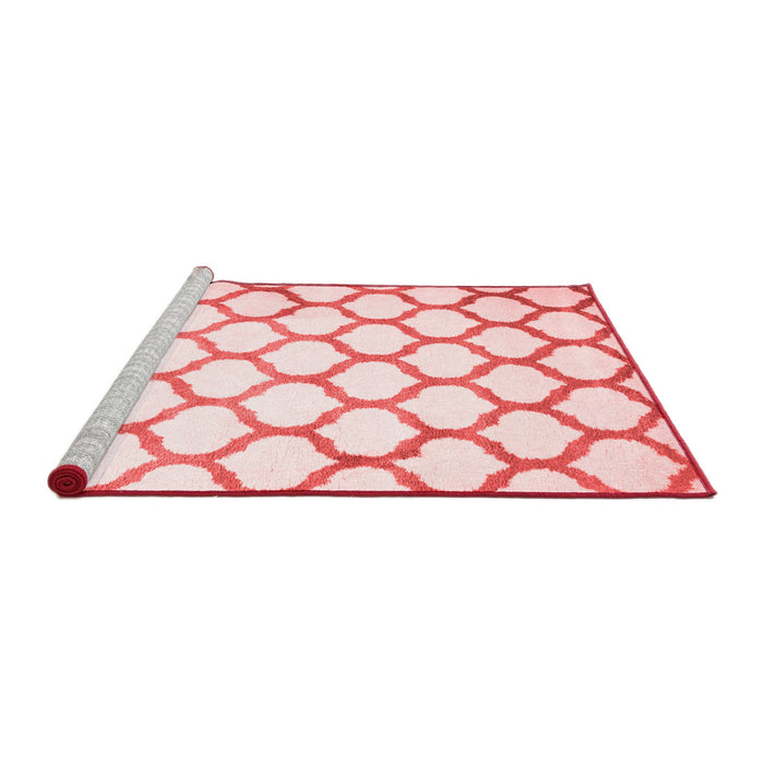 Contemporary Red Washable Rugs