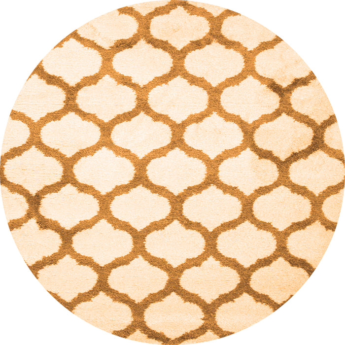 Square Terrilis Orange Contemporary Rug, con419org