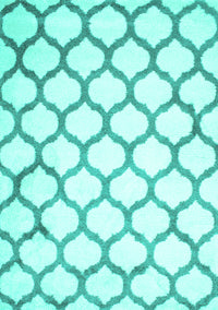 Terrilis Turquoise Contemporary Rug, con419turq