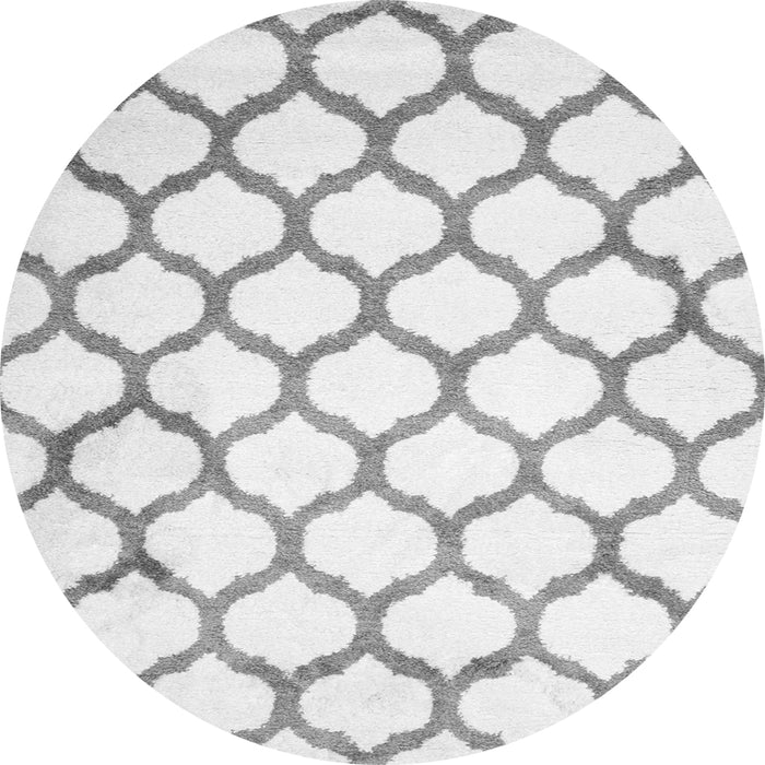Square Terrilis Gray Contemporary Rug, con419gry
