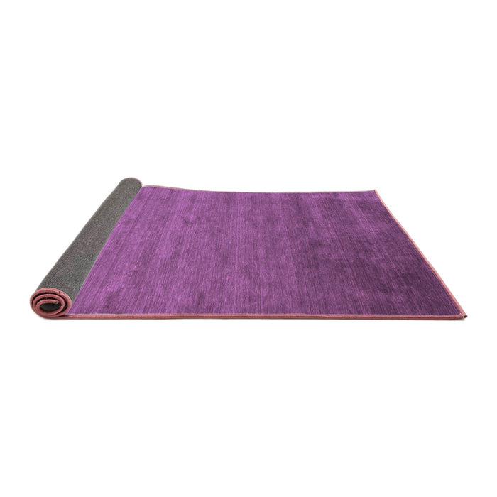 Sideview of Abstract Purple Contemporary Rug, con41pur