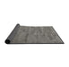 Thickness of Contemporary Gunmetal Gray Modern Rug, con420