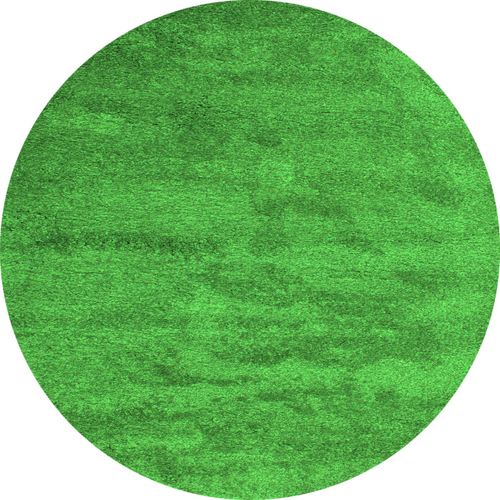 Square Abstract Green Contemporary Rug, con420grn