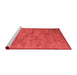 Contemporary Red Washable Rugs