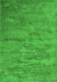 Abstract Green Contemporary Rug, con420grn