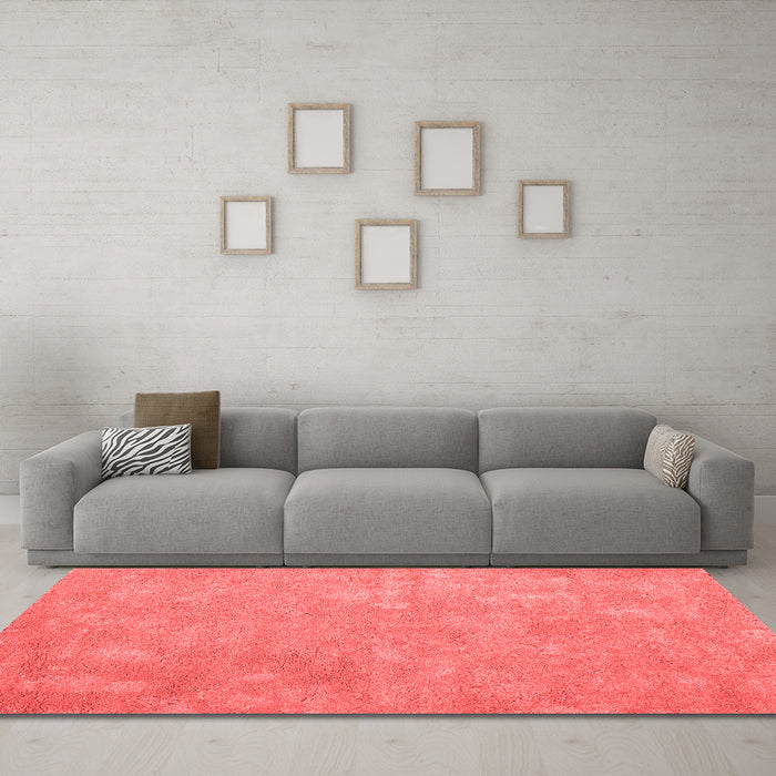 Contemporary Red Washable Rugs