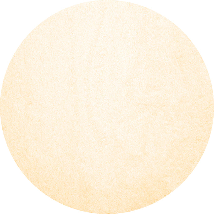 Round Solid Brown Modern Rug, con422brn