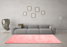 Contemporary Red Washable Rugs