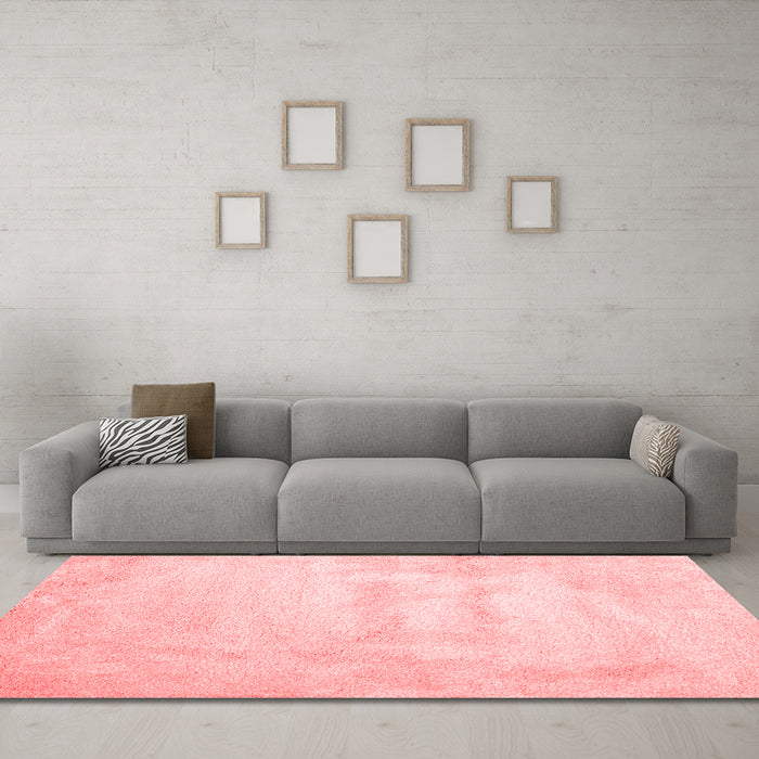 Contemporary Red Washable Rugs
