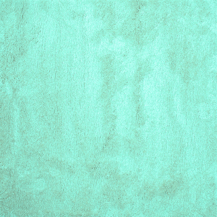 Square Machine Washable Abstract Turquoise Contemporary Area Rugs, wshcon423turq