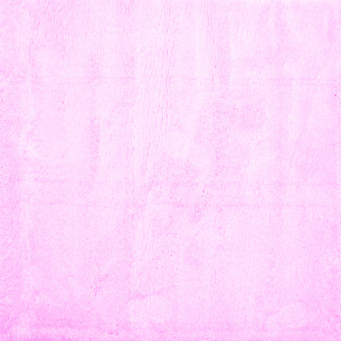 Square Machine Washable Solid Pink Modern Rug, wshcon424pnk