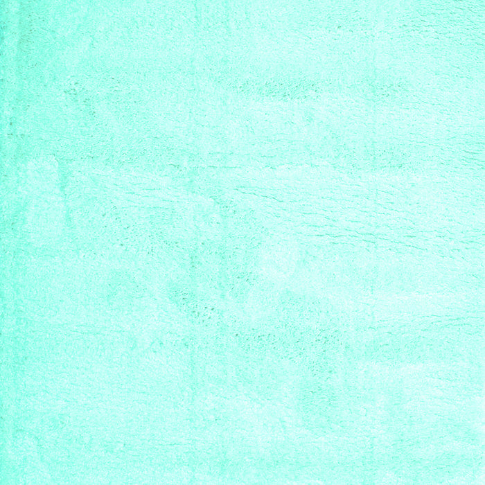 Machine Washable Solid Turquoise Modern Area Rugs, wshcon424turq
