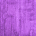 Square Machine Washable Abstract Purple Contemporary Area Rugs, wshcon425pur