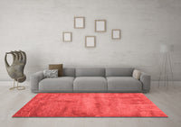 Machine Washable Abstract Red Contemporary Rug, wshcon425red